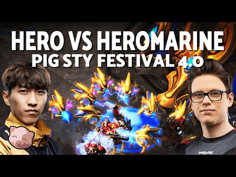 HERO vs HEROMARINE: Cheesy Clown Fiesta! | $10,000 PiGFest 4.0 Ro16 (Bo5 PvT) - StarCraft 2