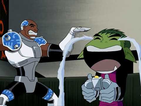 Teen Titans Cyborg's daily routine