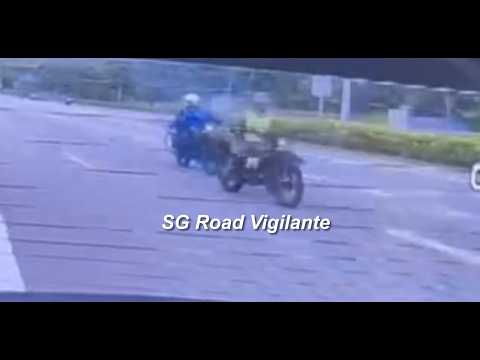 16feb2026 tpe instructor hit learner durning motorcyclist Expressway Familiarisation