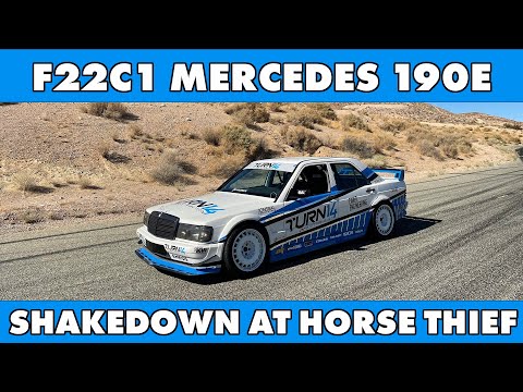 F22C1 Powered Mercedes 190E Shakedown