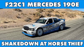 F22C1 Powered Mercedes 190E Shakedown