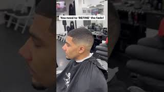 Why you NEED to refine your fade #shorts #haircut