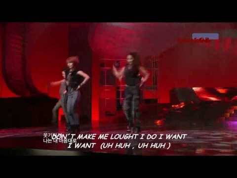 100529 4Minute - Huh  eng sub HD