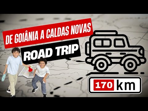 Goiânia-GO a Caldas Novas-GO de carro rodando 170km