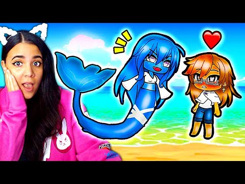 🧜&zwj;♀️ The Siren and The Human 🧜&zwj;♂️ A Mermaid Gacha Life Mini Movie Love Story Reaction
