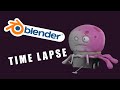 Jeffrey La Medusa Blender 3D Time Lapse