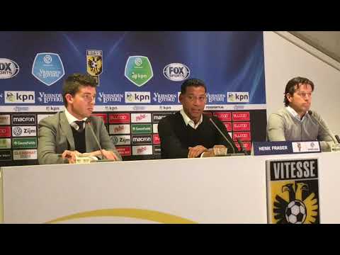 Persconferentie na Vitesse-FC Groningen