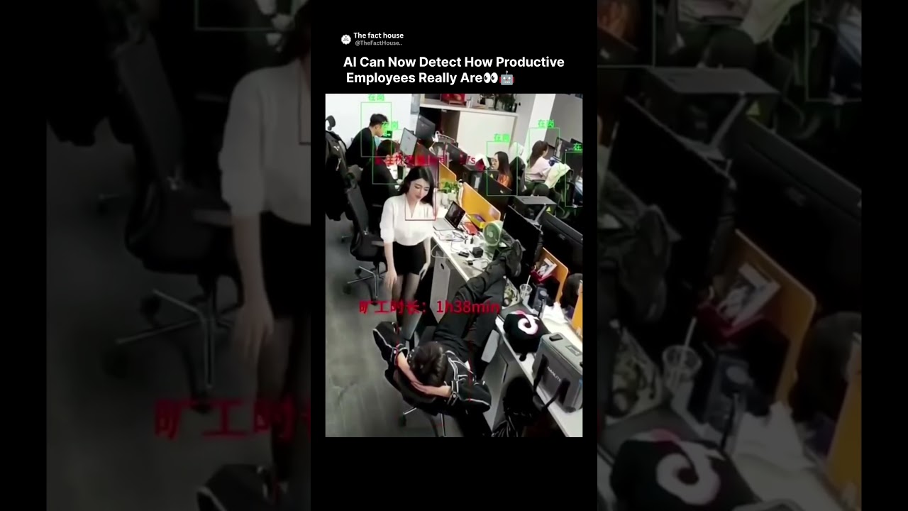 🤖 AI Tracks Employee Productivity !