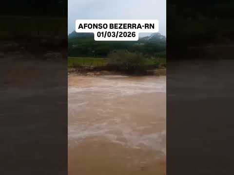 Alfonso Bezerra RN #cheia #agua #sertão #rn #sertão #nordeste