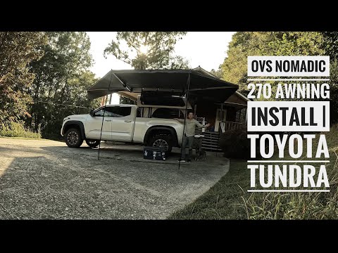 OVS nomadic 270 Awning Installation | 2023 TOYOTA TUNDRA