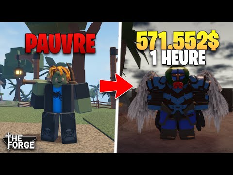 HOW TO GET RICH EASILY AND QUICKLY ON THE FORGE ROBLOX!