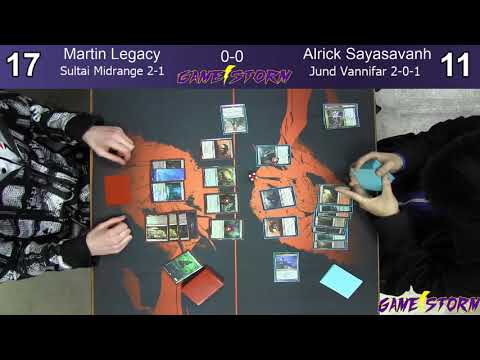 Martin Legacy (Sultai Midrange) vs Alrick Syasavanh (Jund Vannifar) - Friday Night Standard 3/8/19