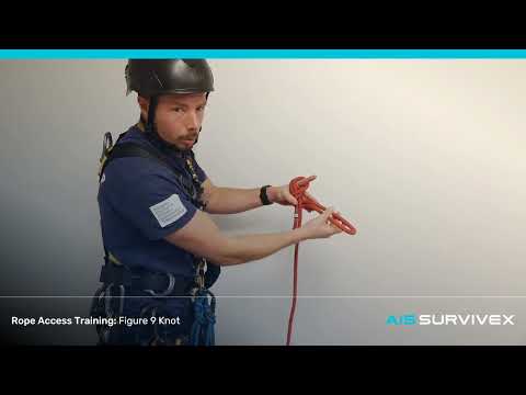 Rope Access Training: How To Tie a Figure 9 Knot