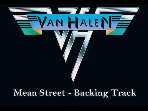 Van Halen - Mean Street (con voz) Backing Track