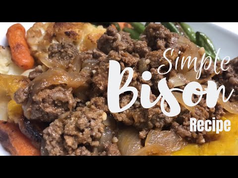 Simple Bison Recipe