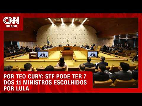 Quarto mandato pode fazer STF ter 7 dos 11 ministros escolhidos por Lula; entenda | CNN NOVO DIA