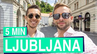 Ljubljana in 5 Minuten 🌳😃 Secret Top-Destinationen in Europa