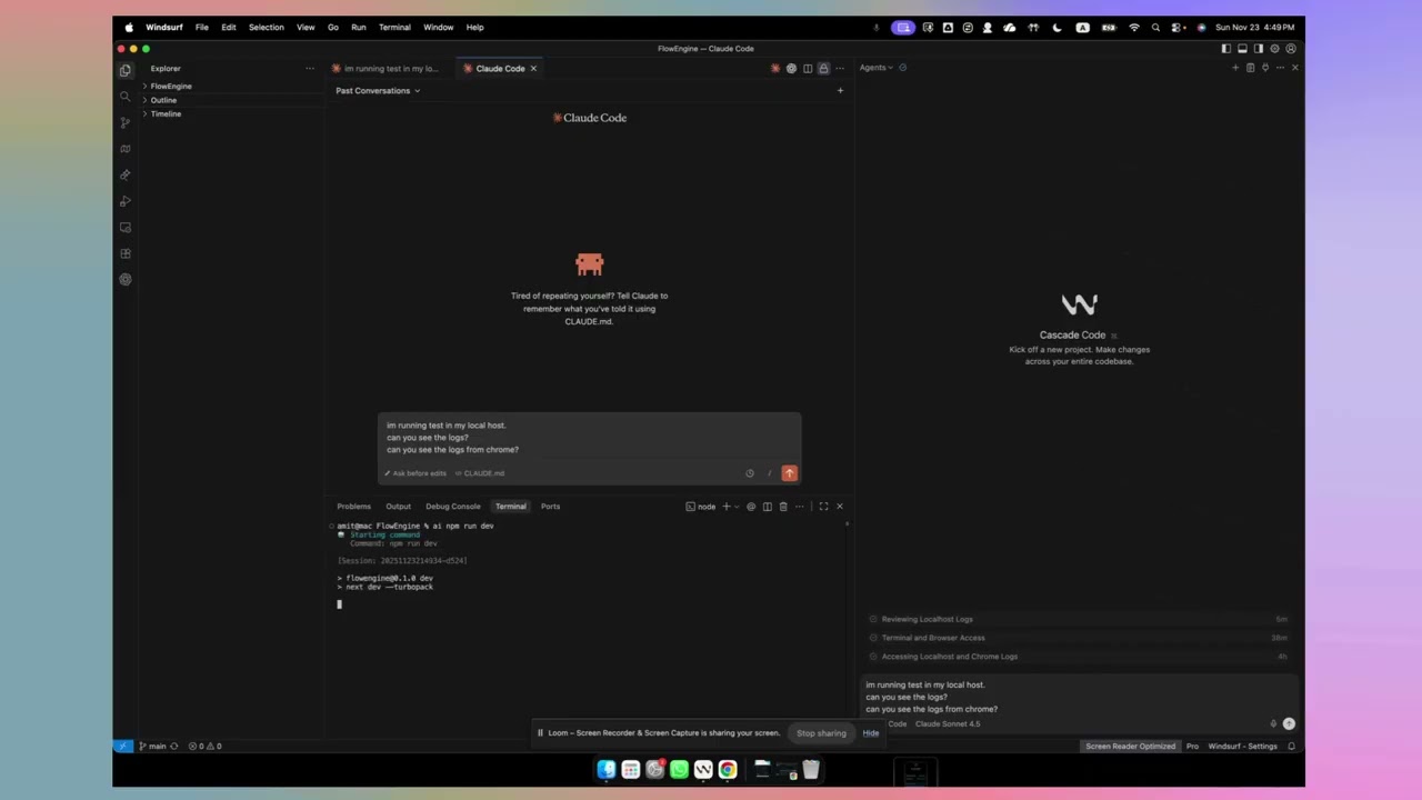 AI Live Log Bridge Demo