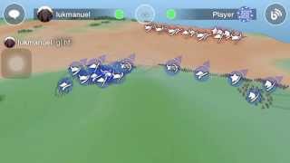 Samurai wars for android and ios multiplayer gameplay | battle 1