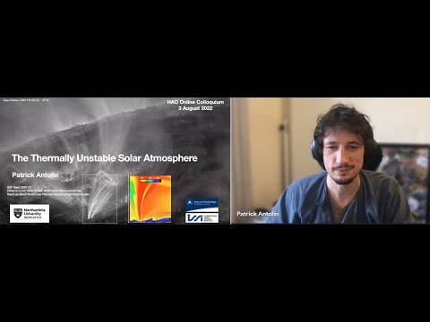 HAO Colloquium  - The Thermally Unstable Solar Atmosphere 2022 08 03