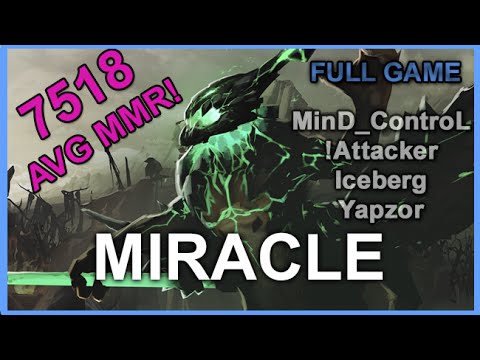 Miracle Outworld Devourer | 7518 Avg MMR | Full Game