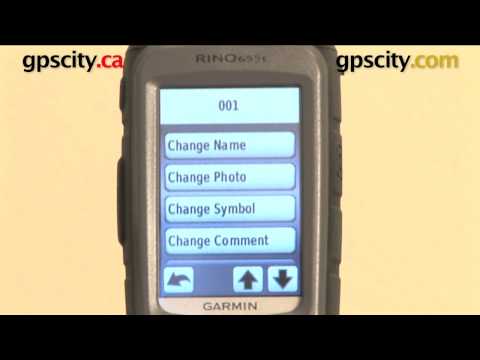 Garmin Rino 610 650 655t: Marking a Waypoint @ gpscity.com