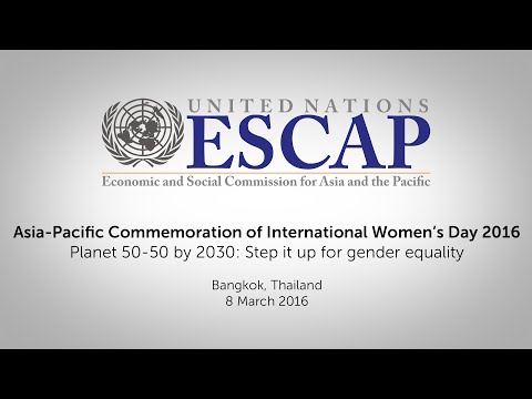 Asia-Pacific Commemoration of International Women's Day 2016