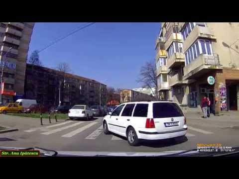 Driving in Timişoara: AEM - Str. Budai Deleanu (via Lidia and Mureş streets)