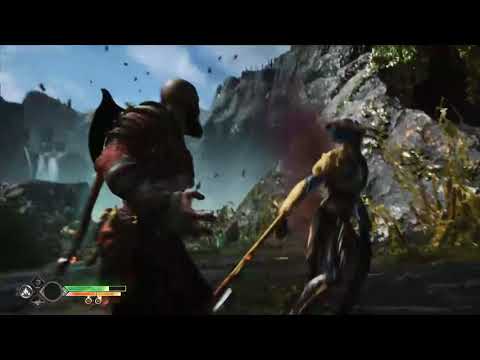 God of War PS4, Amazing Ogre Fight... I love the combat system