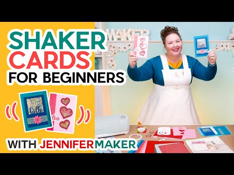 How to Make A Shaker Card + Shaker Card Fillers! - Jennifer Maker