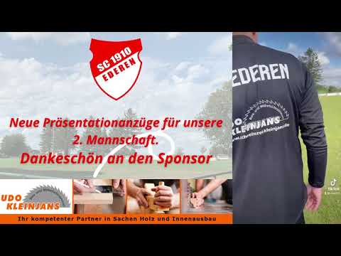 Neue Präsentationanzüge für unsere 2  Mannschaft