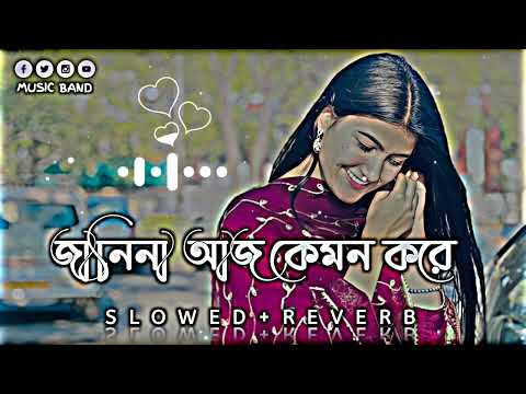 জানিনা আজ কেমন করে -Lofi - Janina Aj kemon kore - (Slowed+Reverb) Song 2023 #lofi #bangladesh