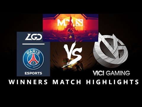PSG LGD vs Vici gaming All Game Highlights MDL Major Paris Disneyland
