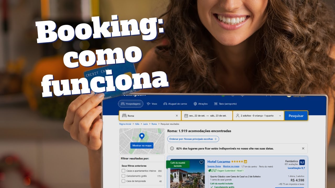 Como funciona o BOOKING: Formas de Pagamento e Reservas