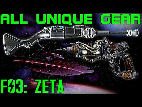 Fallout 3: Mothership Zeta - Unique Armor & Weapons Guide (DLC)