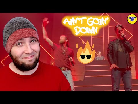 HOME FREE "AIN'T GOIN' DOWN" LIVE | BRANDON FAUL REACTS