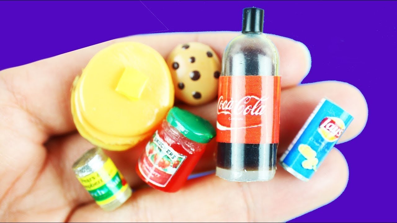 10 Quick And Easy Miniature Foods For Barbie SimpleKidsCrafts