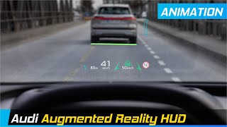 Augmented Reality Head-Up-Display on Audi Q4