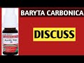 Baryta Carb Shortvideo Youtubeshortvideo English Explain DrAniruddhaDe