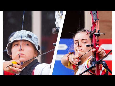 Leyre Fernandez Infante v Ezgi Basaran – recurve under 21 women gold | Lilleshall 2022 Youth Champs