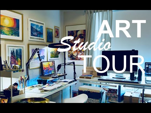 ART STUDIO TOUR 2022 ☆ TRANSFORMING art supplies organization hacks