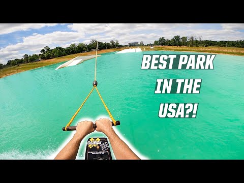 THIS WAKEBOARD PARK IS AWESOME! - WAKEBOARDING