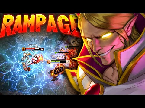 RAMPAGE!! Invoker’s INSANE 30-Kill Game vs Earthshaker Mid | Dota 2 Invoker