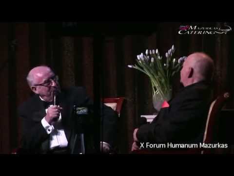 X Forum Humanum Mazurkas-dyskusja Andrzeja Bartkowskiego z Bohdanem Łazuką z koncertu w MCC