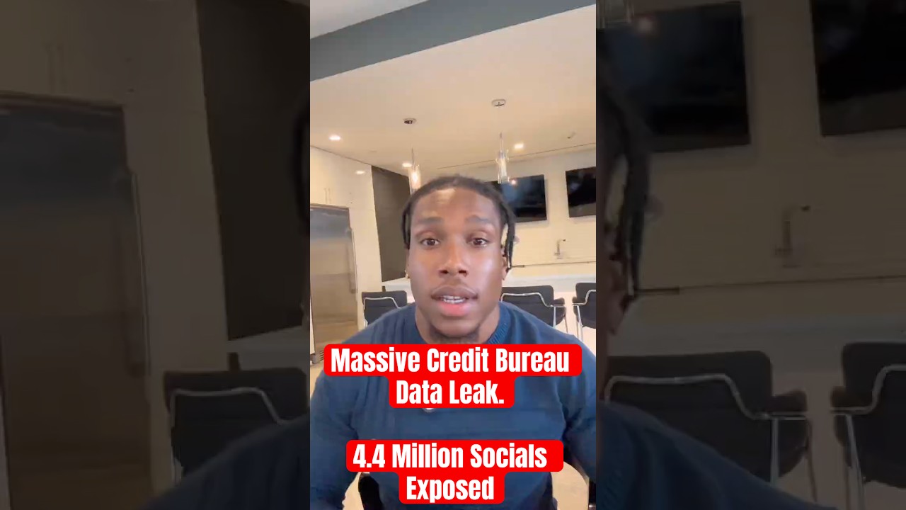 TransUnion Data breach exposes 4.4 Million Social Securities🫣CFPB Credit Sweep Time💯
