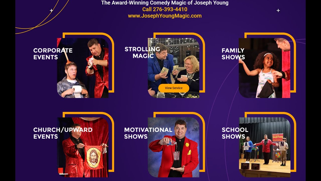 Promotional video thumbnail 5 for Joseph Young: Amazing Live Entertainment!