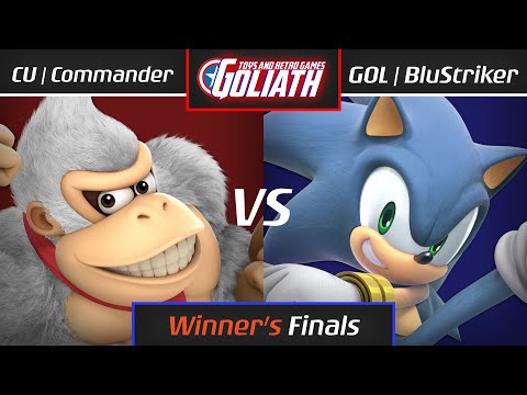 GOL | BluStriker (Sonic) vs CU | Commander (Donkey Kong) - Winners Finals - Goliath Toys and Retro G
