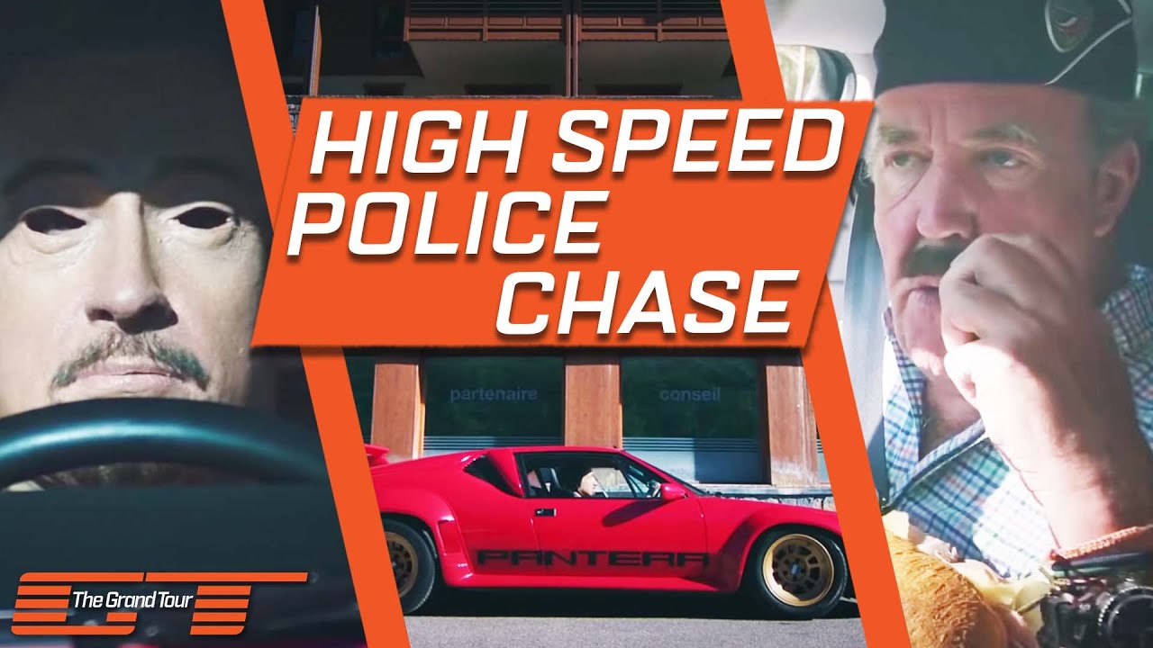 The Grand Tour: Jeremy Clarkson's Hilariously Epic Citroen C3 Une French Police Chase Scene | The Grand Tour