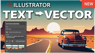 How To Generate AI Vectors with Adobe Illustrator Text to Vector