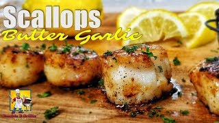 Scallops | Butter Garlic Scallops Recipe | Seafood